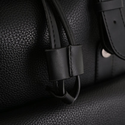 Prada Nylon & Leather Multi-Pocket Backpack – Black