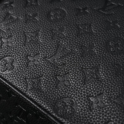 Louis Vuitton Christopher PM Backpack Monogram Shadow Black Leather