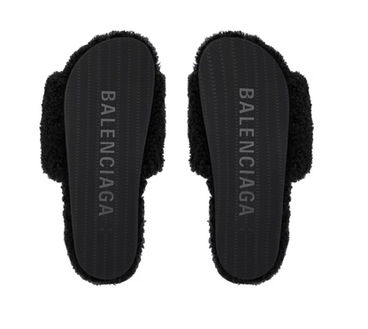 Furry Slide Sandal